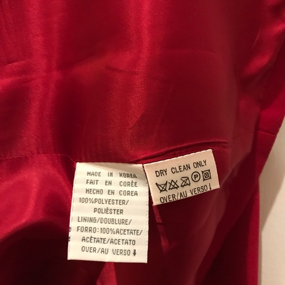 LIZ CLAIBORNE RED JACKET Sz 10 - Picture 4 of 4